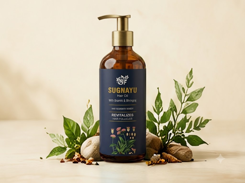 Nourishing Hair Oil with Brahmi & Bhringraj